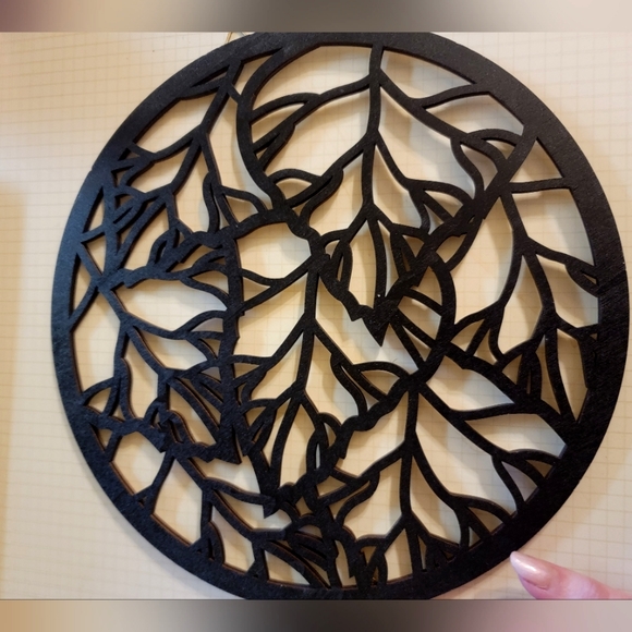 Multi shape black wood home decor - Picture 3 of 8